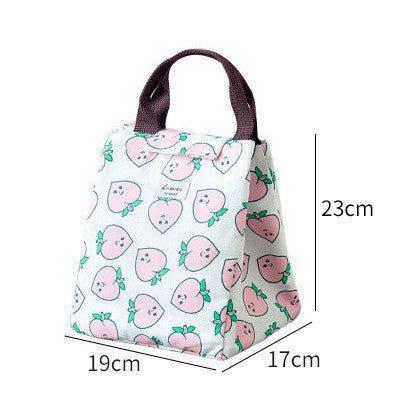 Portable Waterproof And Thick Aluminum Foil Insulated Lunch Bag