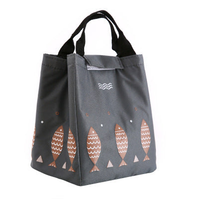 Portable Waterproof And Thick Aluminum Foil Insulated Lunch Bag