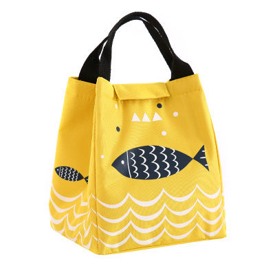 Portable Waterproof And Thick Aluminum Foil Insulated Lunch Bag