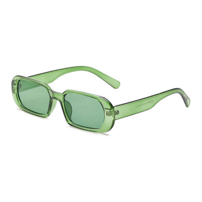 Gafas de sol cuadradas pequeñas, gafas de sol retro de moda para hombres y mujeres europeos y americanos.