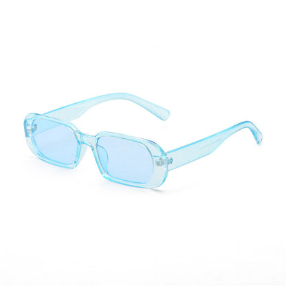 Gafas de sol cuadradas pequeñas, gafas de sol retro de moda para hombres y mujeres europeos y americanos.