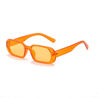 Gafas de sol cuadradas pequeñas, gafas de sol retro de moda para hombres y mujeres europeos y americanos.