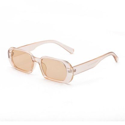 Gafas de sol cuadradas pequeñas, gafas de sol retro de moda para hombres y mujeres europeos y americanos.