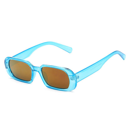 Gafas de sol cuadradas pequeñas, gafas de sol retro de moda para hombres y mujeres europeos y americanos.