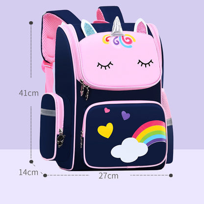 Mochilas escolares para niños, estudiantes de primaria, grados 1 a 6, impresión