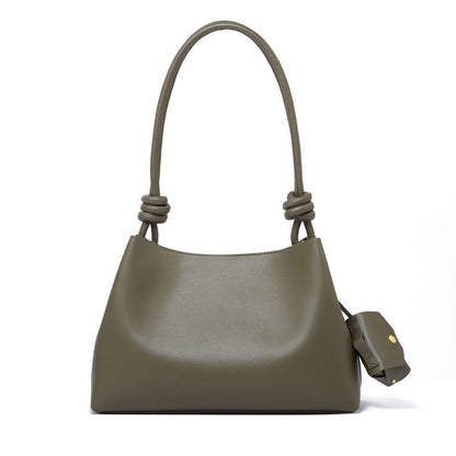 Bolso de hombro de cuero