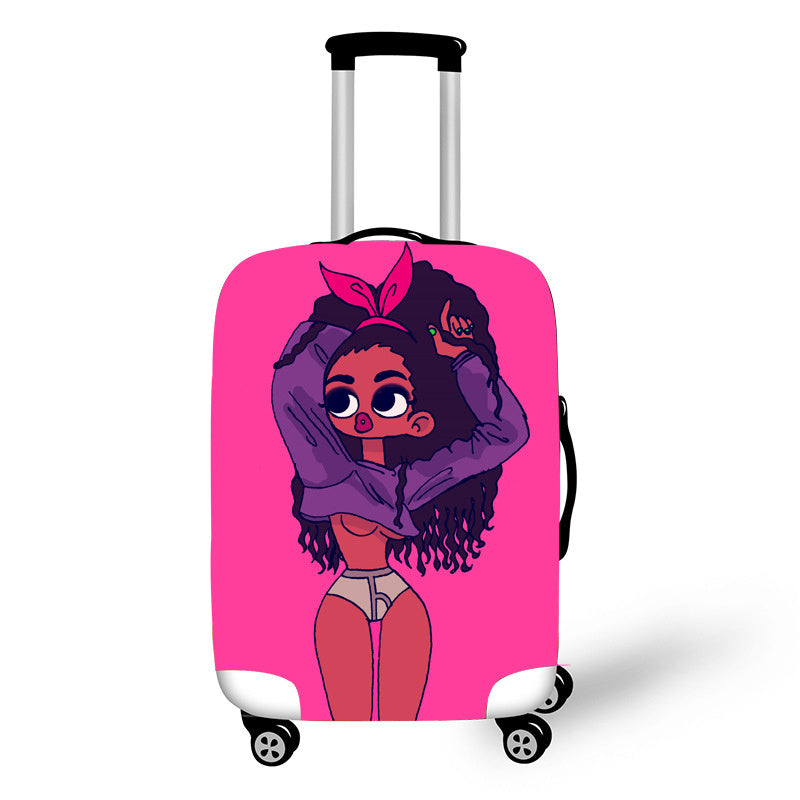 African Art Trolley Bag