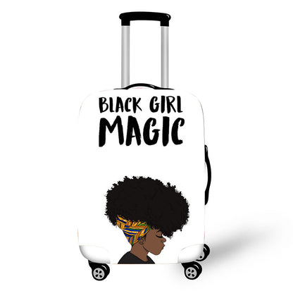 Bolsa con ruedas de arte africano