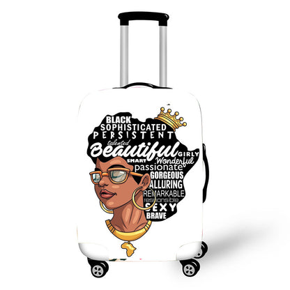 Bolsa con ruedas de arte africano