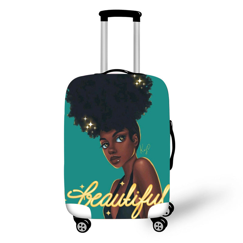 African Art Trolley Bag