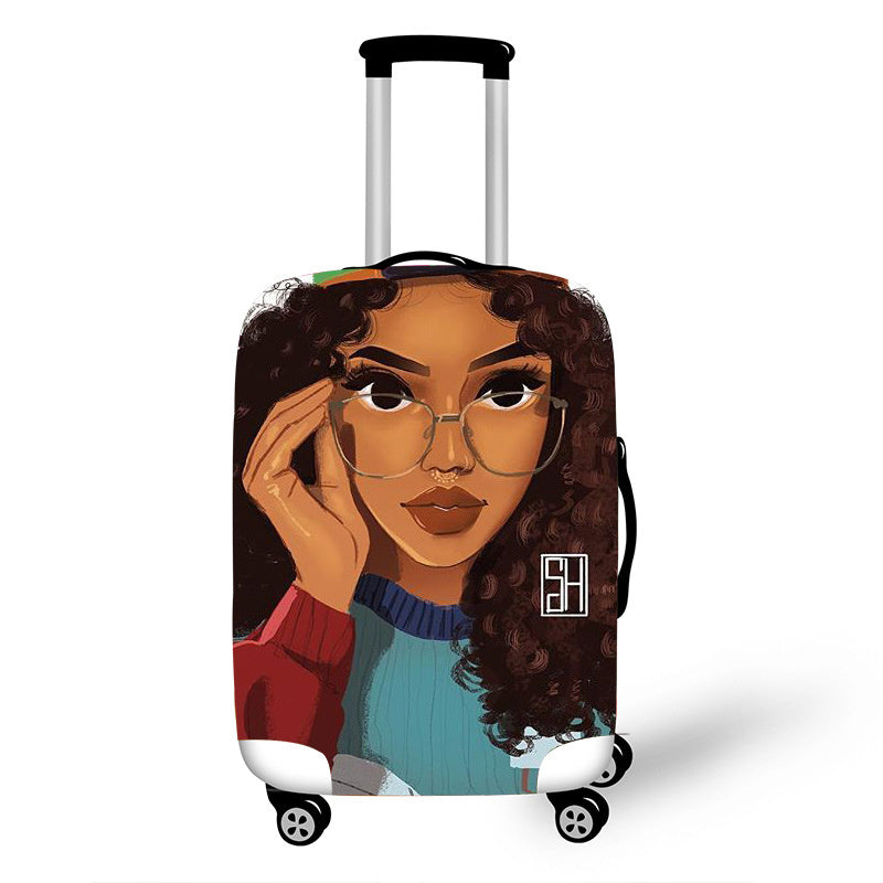 African Art Trolley Bag