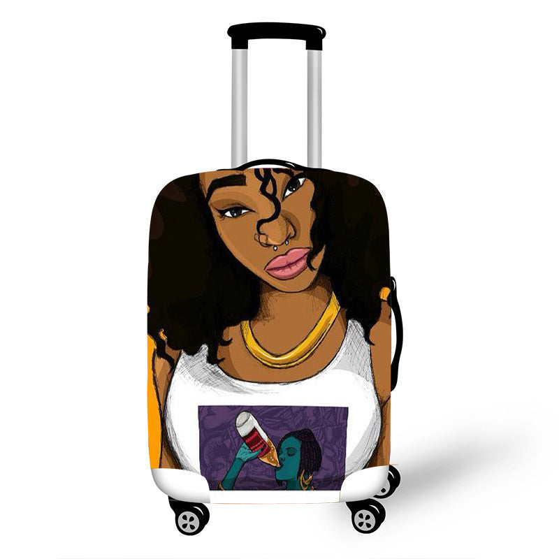African Art Trolley Bag