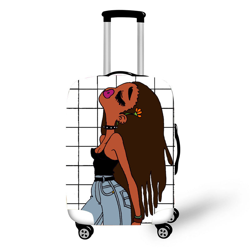 African Art Trolley Bag
