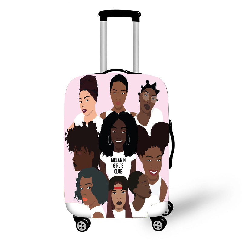 African Art Trolley Bag