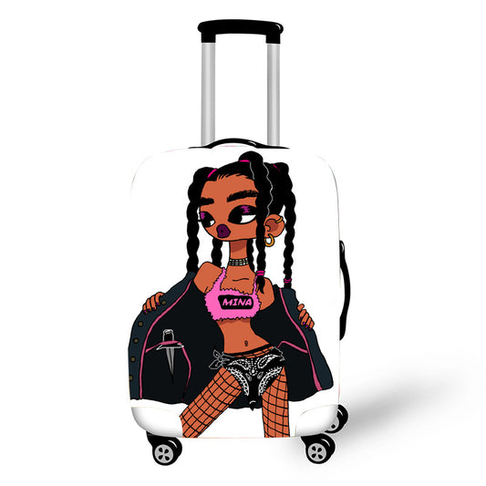African Art Trolley Bag