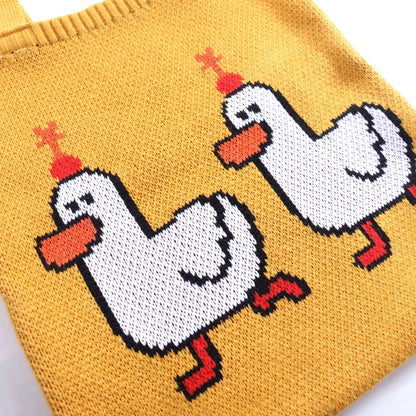 Tragbare Einkaufstasche Personalisierte Ein-Schulter-Stricktasche