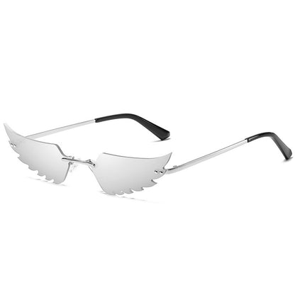 Bunte Cat Eye Sonnenbrille Damen