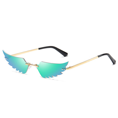 Bunte Cat Eye Sonnenbrille Damen