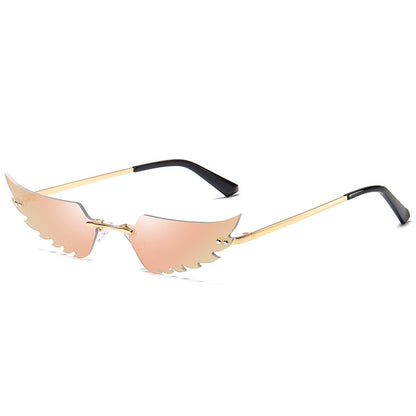 Bunte Cat Eye Sonnenbrille Damen