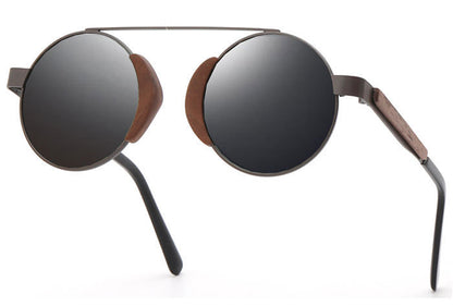 Gafas de sol de bambú retro de bambú para hombres y mujeres, gafas de madera