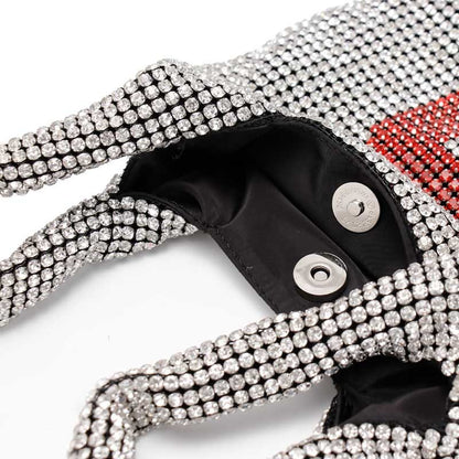 Diamant-Tasche, große Kapazität, Einkaufstasche, Tasche, Handtasche, Handtasche