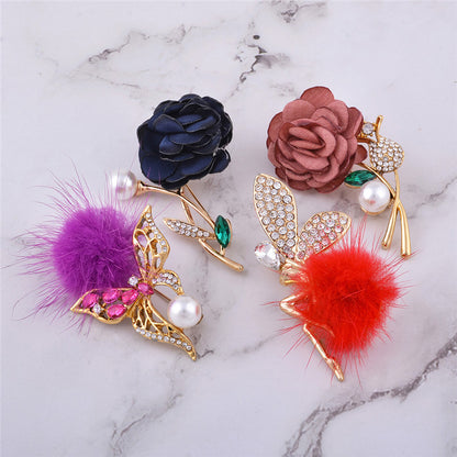 Damenuhren, Leder, Quarz-Armbanduhr, Sonnenbrille, Corsage, 3 Stück, Mädchen, Weihnachtsgeschenk, Neujahrsgeschenk, Damen-Geschenkbox