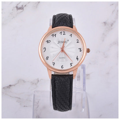 Damenuhren, Leder, Quarz-Armbanduhr, Sonnenbrille, Corsage, 3 Stück, Mädchen, Weihnachtsgeschenk, Neujahrsgeschenk, Damen-Geschenkbox