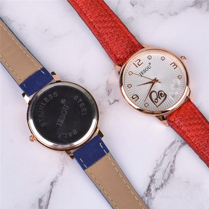 Damenuhren, Leder, Quarz-Armbanduhr, Sonnenbrille, Corsage, 3 Stück, Mädchen, Weihnachtsgeschenk, Neujahrsgeschenk, Damen-Geschenkbox