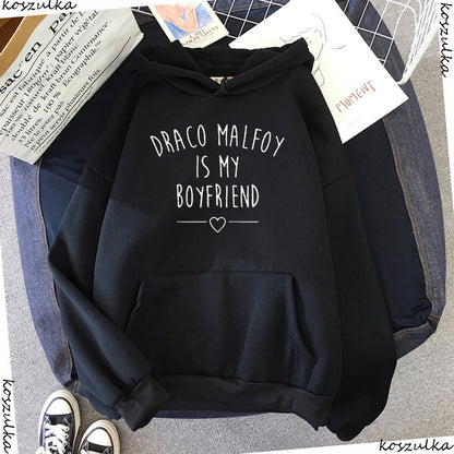 Damen Sweatshirt Fleece Buchstabendruck Hoodie Lässiger Pullover