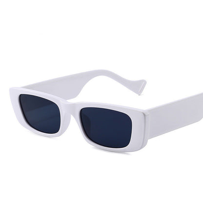 Nuevas gafas de sol cuadradas con montura pequeña retro para hombre y mujer, gafas de sol de tendencia europea y americana, gafas de sol para fotografía callejera.