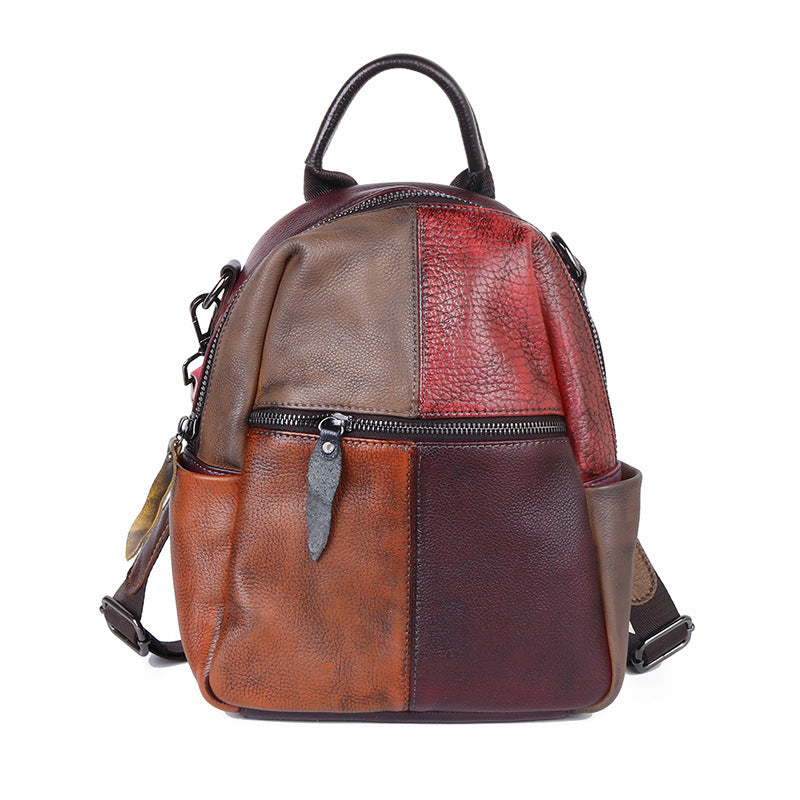 Cowhide Leather Backpack