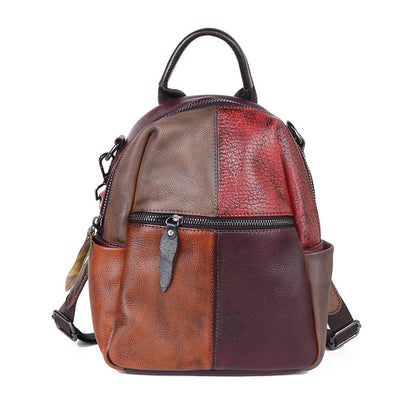 Mochila de piel de vaca