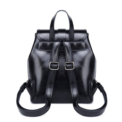 Mochila de cuero para mujer