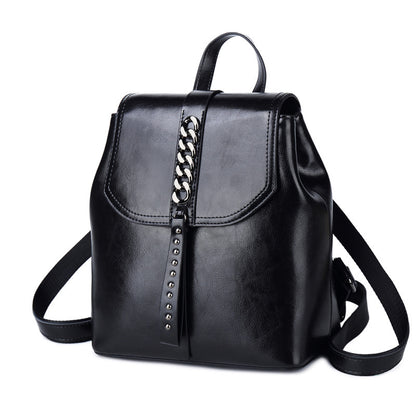 Mochila de cuero para mujer