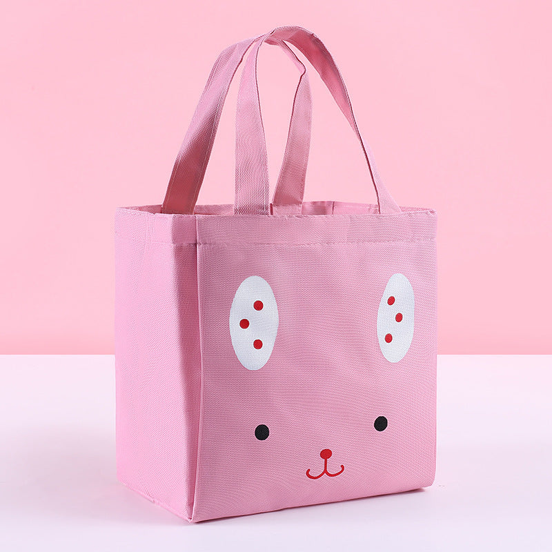 Creative Cartoon Oxford Cloth Portable Insulated Lunch Bag