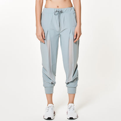 Pantalones deportivos para mujer, holgados, informales, de secado rápido, para yoga y fitness