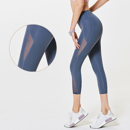 Pantalones de yoga, pantalones de fitness para mujer, elásticos