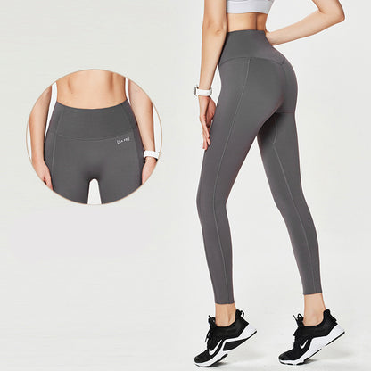 Pantalones de yoga, pantalones de fitness para mujer, elásticos