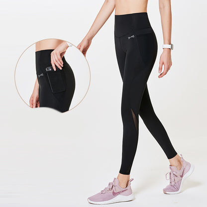 Pantalones de yoga, pantalones de fitness para mujer, elásticos