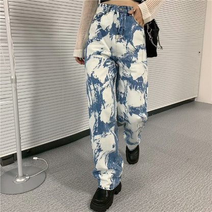 Pantalones vaqueros rectos, holgados y anchos para mujer, nuevos pantalones vaqueros de verano, pantalones ajustados de cintura alta