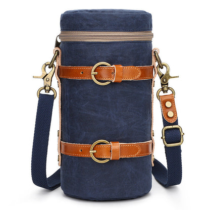Bolsa de lona impermeable para cámara SLR de algodón de siete colores