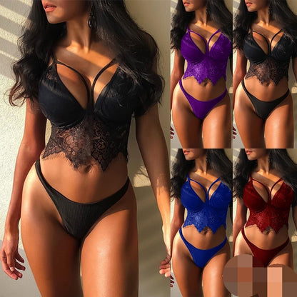 Nuevo estilo de lencería sexy para mujer, lencería sexy de encaje.