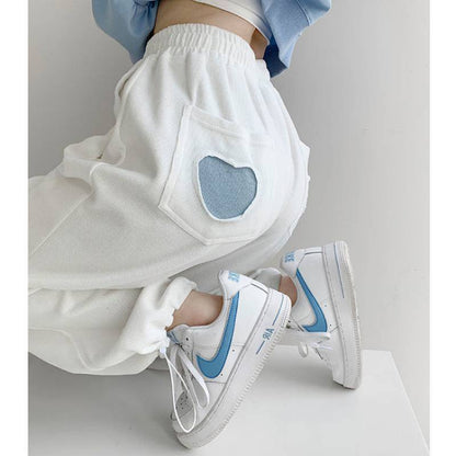HOUZHOU Pantalones de mujer Pantalones de chándal grises de primavera para mujer Jogger