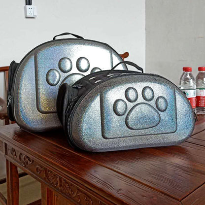 Bolsa de transporte para mascotas, portátil, para exteriores, plegable, para gatos, perros, para viajes, para cachorros, para llevar al hombro