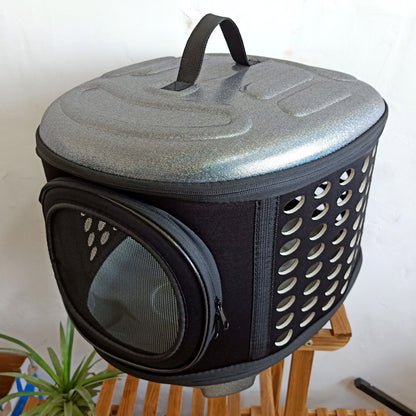 Bolsa de transporte para mascotas, portátil, para exteriores, plegable, para gatos, perros, para viajes, para cachorros, para llevar al hombro