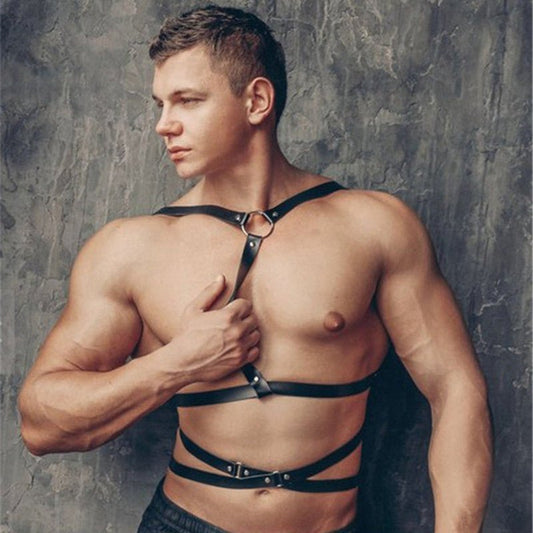 Wearable Leather Straps On Both Sides - BAGMODA