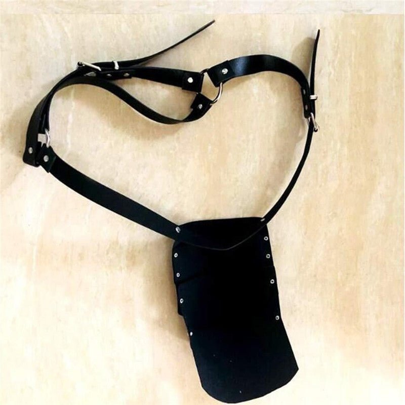 Bar DS Show All - match Show Men's Leather Body Corset Straps - BAGMODA