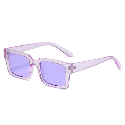 Neue Retro-Box-Sonnenbrille für Männer und Frauen