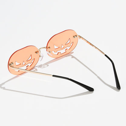 Gafas de sol con personalidad de calabaza para hombres y mujeres