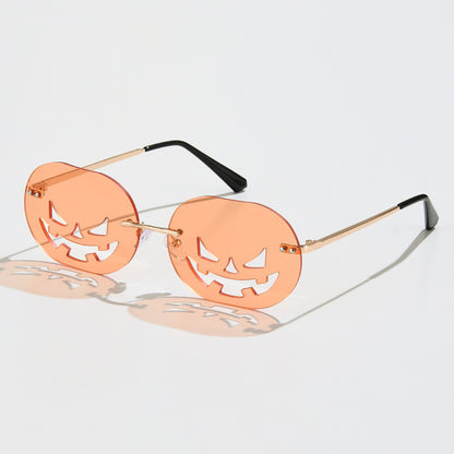 Gafas de sol con personalidad de calabaza para hombres y mujeres